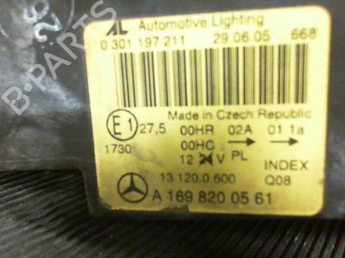 Used Left headlight Left headlight MERCEDES-BENZ A-CLASS (W169) A 180 CDI (169.007, 169.307) (109 hp) 22358489 22358489