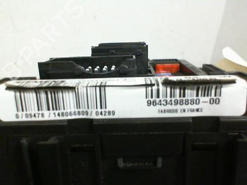 Used Fuse box Fuse box CITROËN BERLINGO / BERLINGO FIRST Box Body/MPV (M_) 2.0 HDI 90 (MBRHY, MCRHY) (90 hp) 29744378 29744378