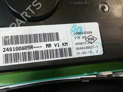 Used Instrument cluster Instrument cluster DACIA SANDERO II 1.0 SCe 75 (B8JC, B8JD, B8NC) (73 hp) 21857648 21857648