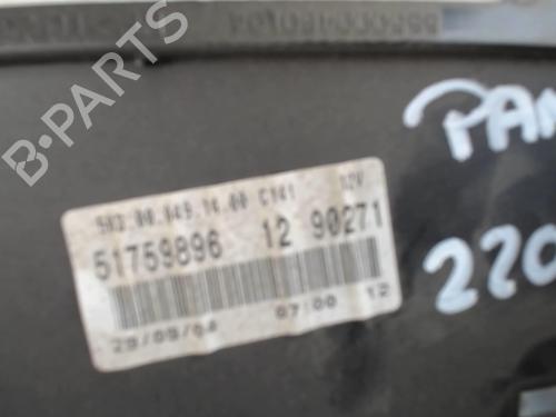 Used Instrument cluster FIAT PANDA (169_) 1.2 (169.AXB11, 169.AXB1A) (60 hp) 21853344