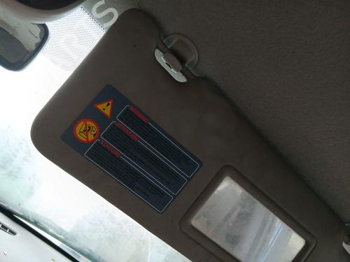 Used Right sun visor Right sun visor DACIA LOGAN MCV (KS_) 1.5 dCi (KS04) (88 hp) 31708601 31708601