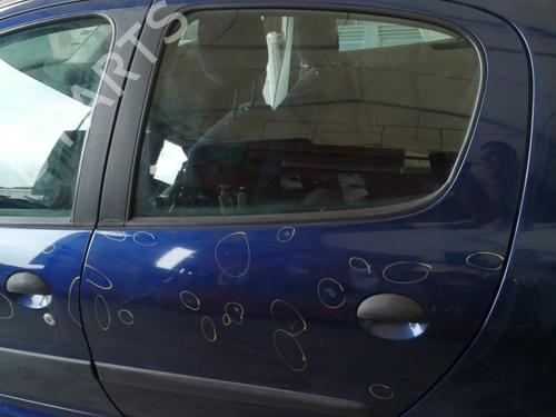 Left rear door PEUGEOT 206 Hatchback (2A/C) 1.9 D | BP27934298C4 