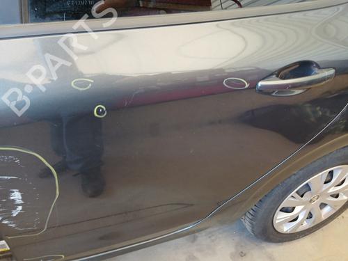 Left rear door PEUGEOT 208 I (CA_, CC_) 1.2 VTI 82 | BP28621950C4