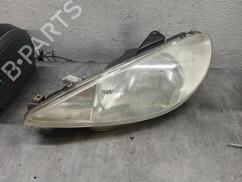 Used Left headlight PEUGEOT 206 Hatchback (2A/C) 1.9 D (69 hp) 31940807