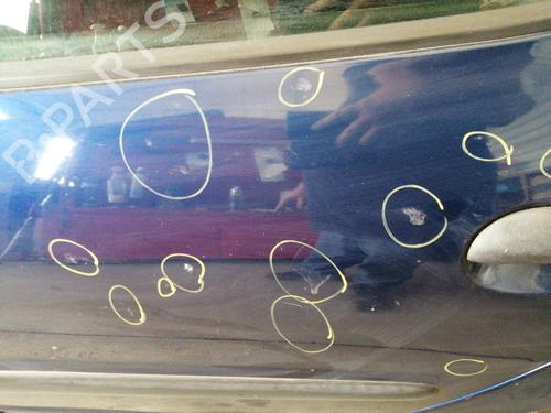 Left rear door PEUGEOT 206 Hatchback (2A/C) 1.9 D | BP27934298C4 