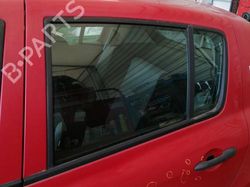 Used Rear left door window RENAULT CLIO III (BR0/1, CR0/1) 1.2 16V Hi-Flex (BR1U, CR1U) (75 hp) 25744884