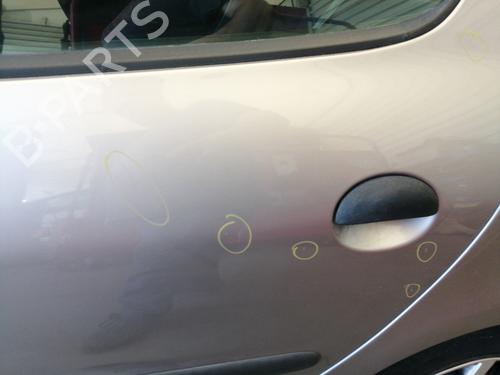 Used Left rear door PEUGEOT 206 Hatchback (2A/C) 1.4 i (75 hp) 27684934