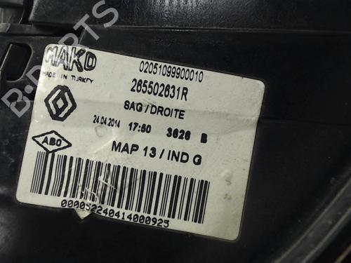 Right taillight RENAULT CLIO IV (BH_) 1.5 dCi 90 | BP20886943C35 