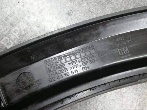 Rear right wheel arch trim OPEL ZAFIRA A MPV (T98) 2.2 DTI 16V (F75) | BP25864284C137 