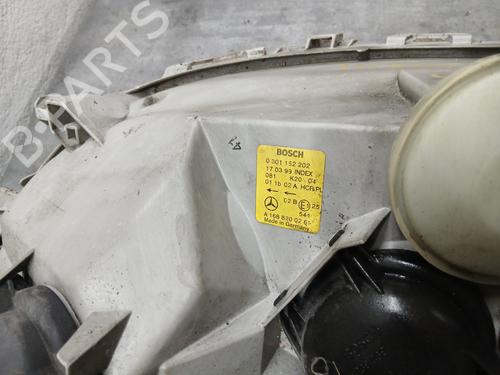 Right headlight MERCEDES-BENZ A-CLASS (W168) A 140 (168.031, 168.131) | BP28185914C29 