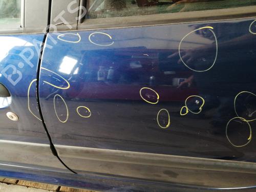 Left rear door PEUGEOT 206 Hatchback (2A/C) 1.9 D | BP27934298C4 