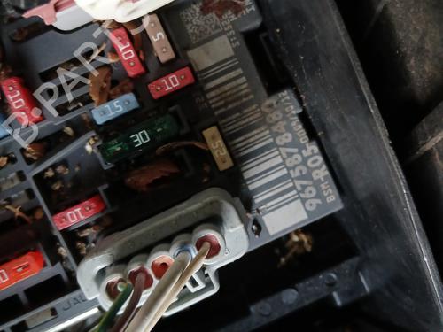 Fuse box PEUGEOT PARTNER Box Body/MPV 1.6 HDi | BP30156584E1