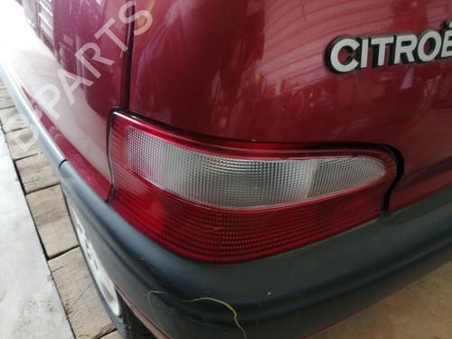 Used Left taillight CITROËN SAXO (S0, S1) 1.1 X, SX (60 hp) 25722415