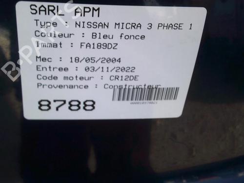Left taillight NISSAN MICRA III (K12) 1.2 16V | BP20881245C34 