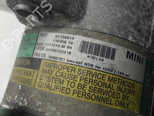 AC compressor MINI MINI (R50, R53) One | BP20887067M34 