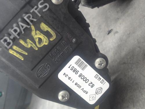 Pedal Pedal RENAULT CLIO II (BB_, CB_) 1.2 16V (BB05, BB0W, BB11, BB27, BB2T, BB2U, BB2V, CB05,... (75 hp) 39743295 39743295