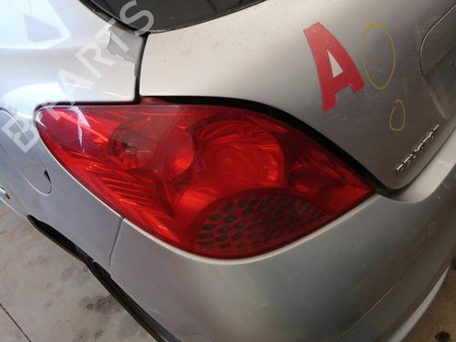 Used Left taillight PEUGEOT 207 (WA_, WC_) 1.4 (73 hp) 28498767