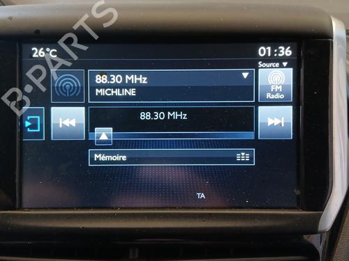 Display monitor PEUGEOT 208 I (CA_, CC_) 1.2 VTI 82 | BP28621974C48 