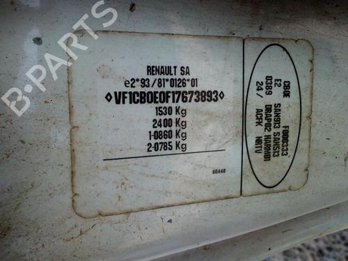 Front left window mechanism RENAULT CLIO II Hatchback Van (SB0/1/2_) 1.9 D (SB0R) | BP32524976C22  - Image 15