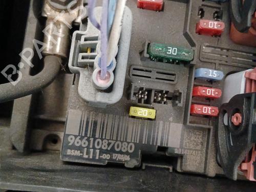 Fuse box PEUGEOT 307 SW (3H) 1.6 HDI 110 | BP29545192E1 