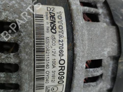 Used Alternator Alternator TOYOTA AURIS (_E18_) 2.0 D-4D (ADE186_, ADE186R) (124 hp) 20905653 20905653