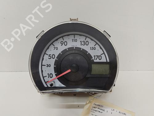 Used Instrument cluster PEUGEOT 107 (PM_, PN_) 1.0 (68 hp) 24917779