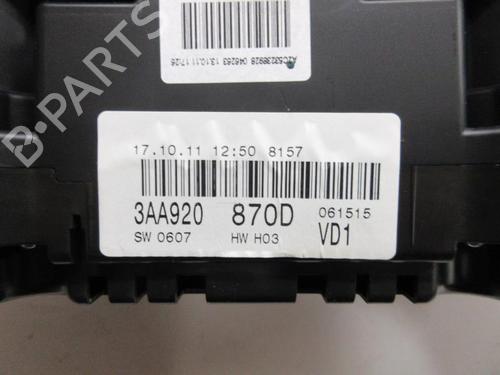 Used Instrument cluster Instrument cluster VW PASSAT B7 Variant (365) 2.0 TDI (140 hp) 20908465 20908465