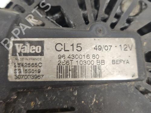 Used Alternator Alternator FORD FUSION (JU_) 1.4 TDCi (68 hp) 33857137 33857137