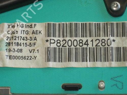 Used Instrument cluster Instrument cluster DACIA LOGAN (LS_) 1.5 dCi (LS0W) (86 hp) 20892244 20892244