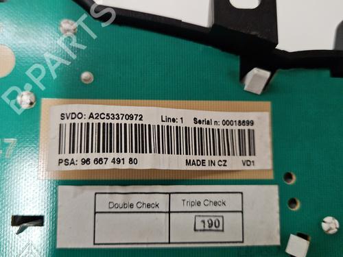 Instrument cluster PEUGEOT 207 SW (WK_) 1.6 HDi | BP24438191C47 