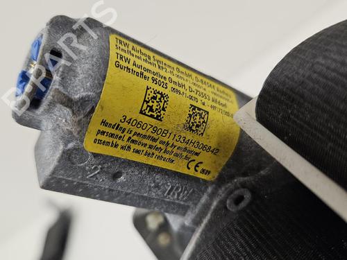 Front right seatbelt CITROËN C3 II (SC_) 1.6 HDi | BP37449877I25 - Image 2