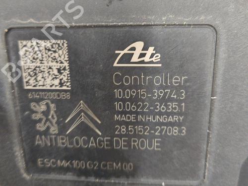 ABS pump PEUGEOT 2008 I (CU_) 1.6 VTi | BP31301287M43