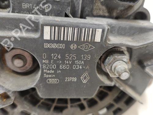 Used Alternator Alternator RENAULT KANGOO / GRAND KANGOO II (KW0/1_) 1.5 dCi 90 (KW05, KW08, KW0G, KW11) (90 hp) 33165034 33165034