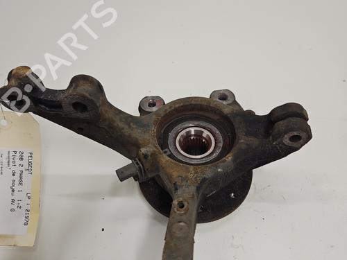 Used Left front steering knuckle Left front steering knuckle PEUGEOT 208 II (UB_, UP_, UW_, UJ_) 1.2 PureTech 100 (101 hp) 33834657 33834657