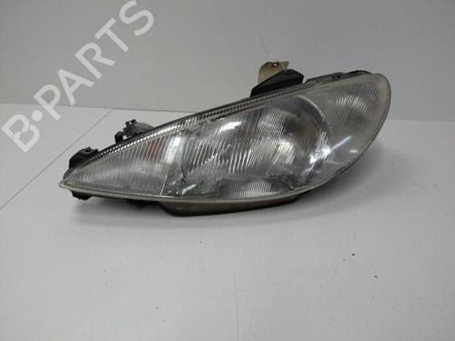 Used Left headlight PEUGEOT 206 Hatchback (2A/C) 1.9 D (69 hp) 20905526