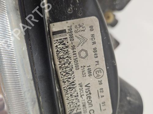 Used Left headlight Left headlight PEUGEOT PARTNER MPV (5_, G_) 1.6 HDi 90 (90 hp) 30456476 30456476