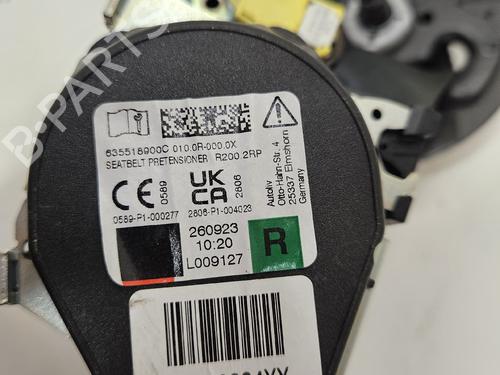 Front right seatbelt CITROËN C3 III (SX) 1.5 BlueHDi 100 (SXYHYP, SXYHTU) | BP37734589I25 - Image 2