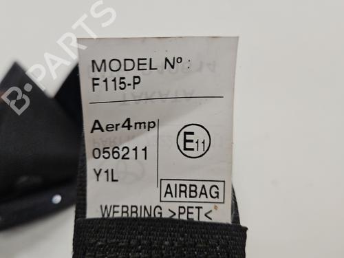 Used Front left seatbelt Front left seatbelt TOYOTA YARIS (_P13_) 1.0 (KSP130_, KSP130) (69 hp) 30604393 30604393