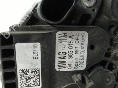 Used Alternator Alternator VW POLO V (6R1, 6C1) 1.2 TSI 16V (90 hp) 20888844 20888844