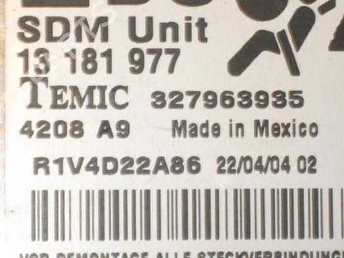 Used Control unit Control unit OPEL ASTRA H (A04) 1.7 CDTI (L48) (100 hp) 20904299 20904299