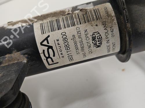 Used Left front shock absorber Left front shock absorber PEUGEOT 208 II (UB_, UP_, UW_, UJ_) 1.2 PureTech 100 (101 hp) 33834654 33834654