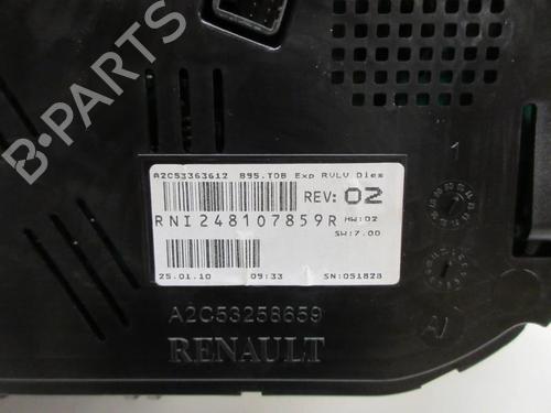Used Instrument cluster RENAULT MEGANE III Hatchback (BZ0/1_, B3_) 1.5 dCi (BZ09, BZ0D, BZ1W, BZ29, BZ14) (110 hp) 20891817