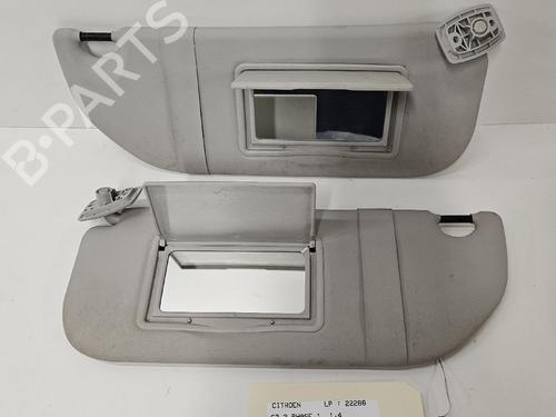 Left sun visor CITROËN C3 II (SC_) 1.4 HDi 70 (SC8HZC, SC8HR0, SC8HP4) | BP37672007I1 - Image 2