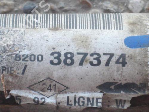 Used Left front driveshaft Left front driveshaft RENAULT VEL SATIS (BJ0_) 3.0 dCi (BJ0J, BJ0N) (177 hp) 20909557 20909557