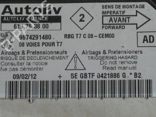 ECU airbags PEUGEOT 308 SW I (4E_, 4H_) 1.6 HDi | BP20909714M53 
