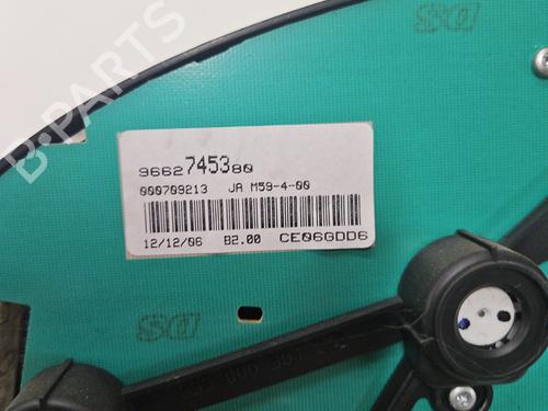 Instrument cluster PEUGEOT PARTNER MPV (5_, G_) 1.6 HDi 90 | BP30116014C47 