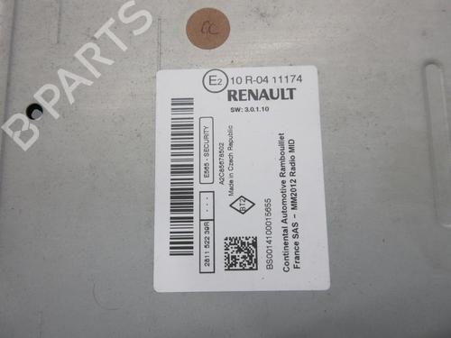 Radio RENAULT ZOE (BFM_) ZOE | BP20896741E6 