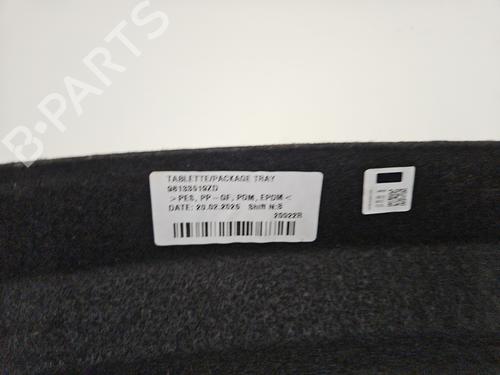 Rear parcel shelf CITROËN C3 III (SX) 1.2 THP 110 (SXHNPS, SXHNZT, SXHNZ6) | BP33311475C85 - Image 3