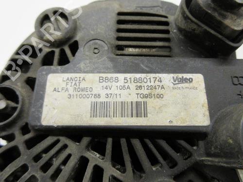 Used Alternator Alternator CITROËN NEMO MPV 1.3 HDi 75 (75 hp) 20891612 20891612