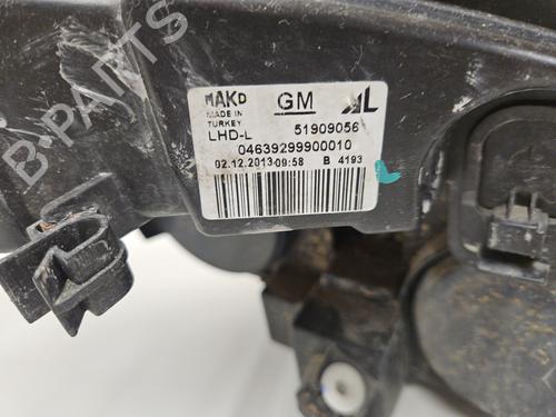 Left headlight OPEL COMBO Box Body/MPV (X12) 1.3 CDTI (B05) | BP31154286C28 - Image 4